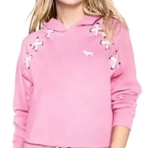 VS Pink Pullover Hoodie Size XS